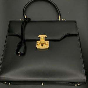 (SOLD) Vintage Gucci Kelly Lady Lock Bag
